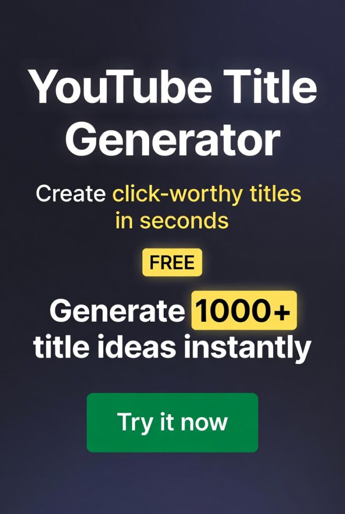 Youtube Title Generator