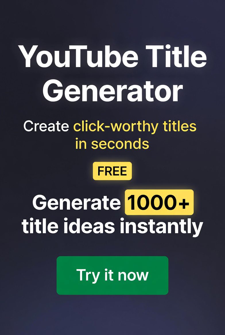 Youtube Title Generator