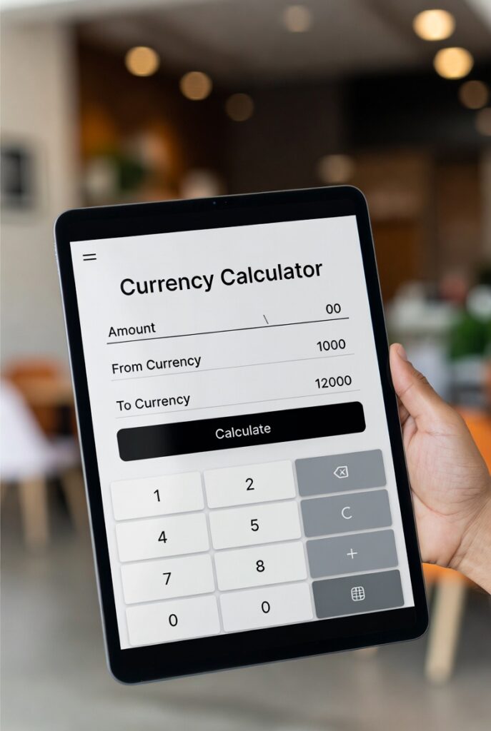 Currency calculator