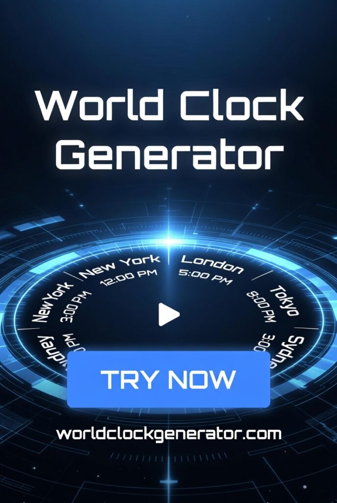 World Clock Generator
